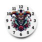 Vibrant Acrylic Wall Clock with Jester Design - Colorful Home