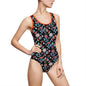 Stylish Floral One-Piece Swimsuit, Floral Swimwear, Summer Beachwear, Pool Party Outfit, Vacation Essential