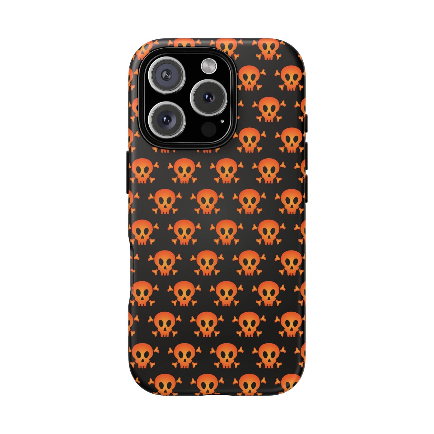 Halloween Skull Phone Case, Spooky Mobile Cover, Trick or Treat Accessory, Goth Gift, Skull Pattern Design