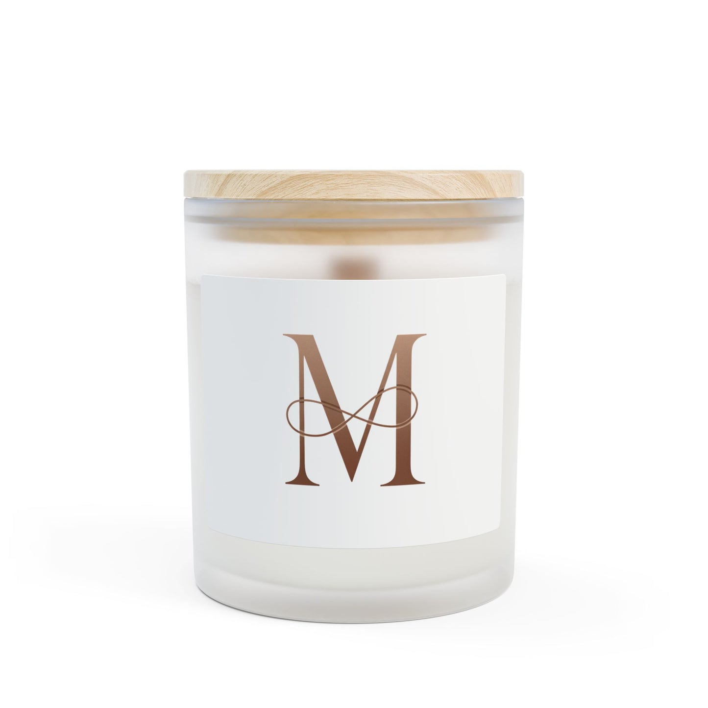 Personalized Frosted Glass Candle - 11oz, Custom Candle Gift, Home Decor, Relaxation, Birthday, Wedding