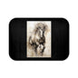Elegant Horse Art Bath Mat, Equestrian Decor, Bathroom Accessory, Horse Lover Gift, Animal-Themed Bath Decor, Home and Garden