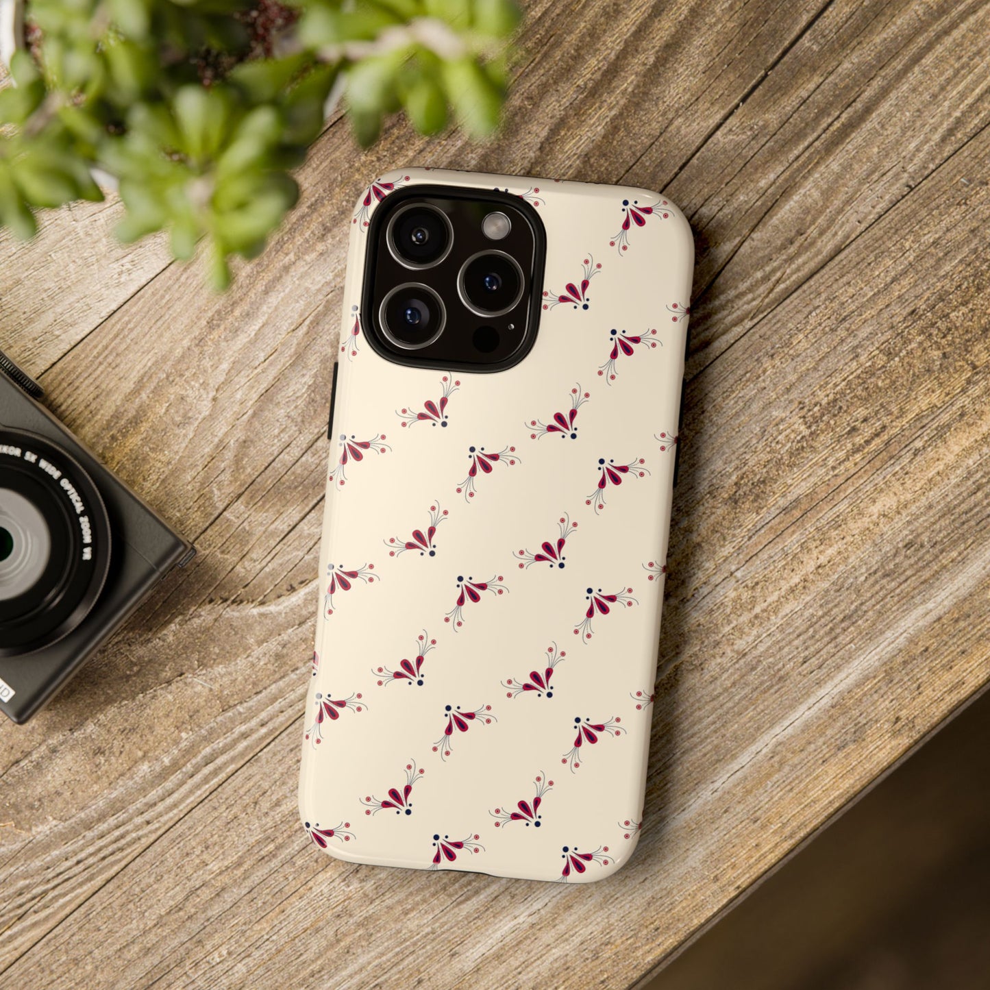 Tough Cases - Floral Design Phone Case, Stylish Protective Cover, Gift for Her, Trendy Smartphone Accessory, Floral iPhone Case, [...]