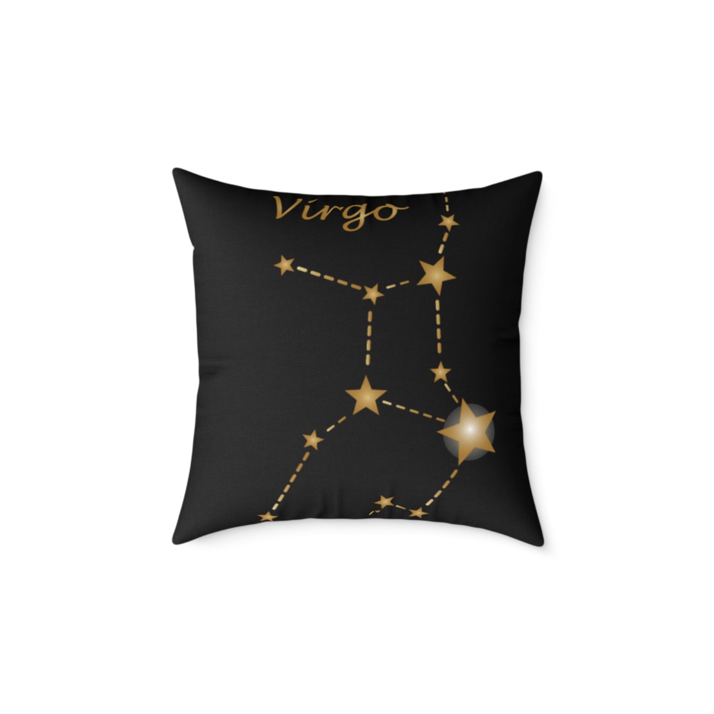 Virgo Constellation Throw Pillow - Zodiac Home Decor, Astrology Gift, Star Sign Cushion, Unique Housewarming Item, Celestial Design