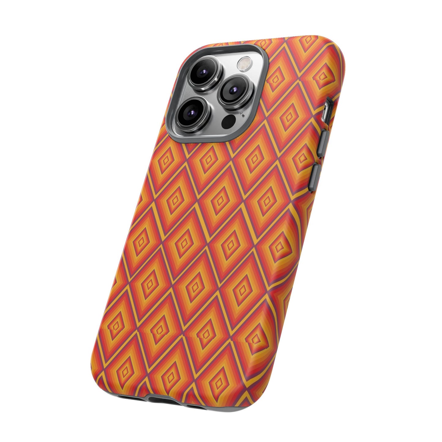 Geometric Phone Case, Tough Cases for Protection, Stylish Smartphone Cover, Vibrant Patterned Phone Accessory, Unique Gift Idea, [...]