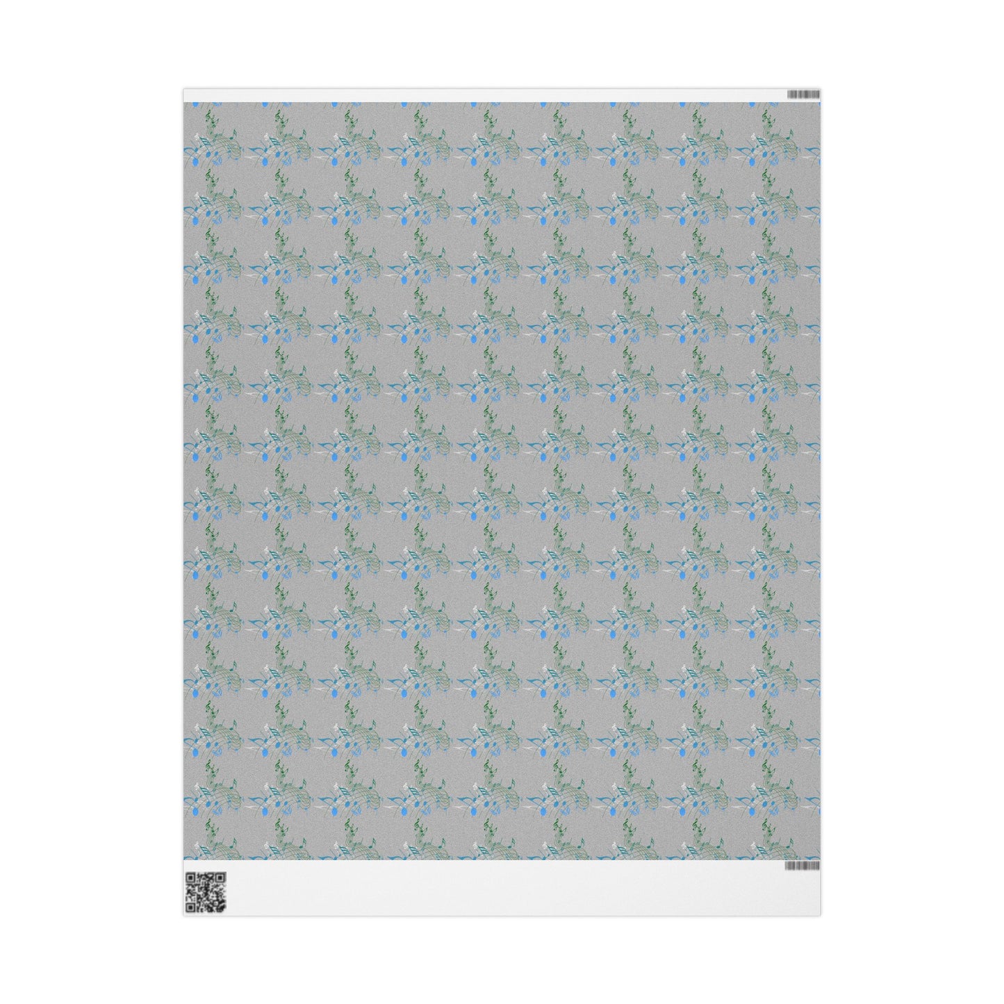 Elegant Music Note Wrapping Paper for Special Occasions, Perfect for Gifts, Birthdays, Holidays, Artsy Celebrations, Eco-Friendly