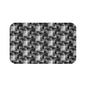 Modern Geometric Bath Mat, Stylish Bathroom Decor, Home Essentials, Unique Gift Idea, Minimalist Design, Black and White