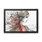 Matte Canvas, Framed (Multi-color) - Girl Whispers