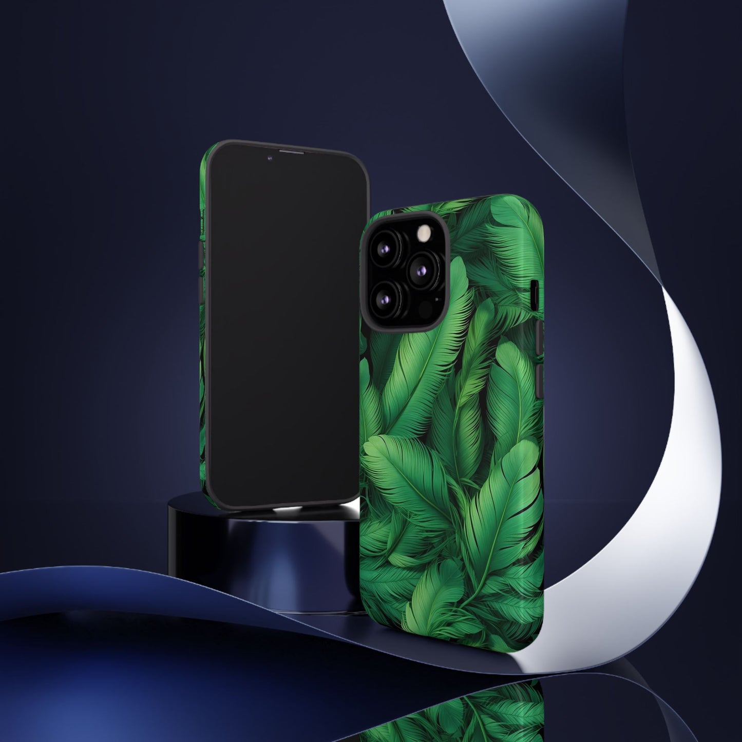Tough Cases - Tropical Leaf Phone Case, Nature-inspired, Phone Accessory, Gift for Her, Jungle Theme, Eco-Friendly