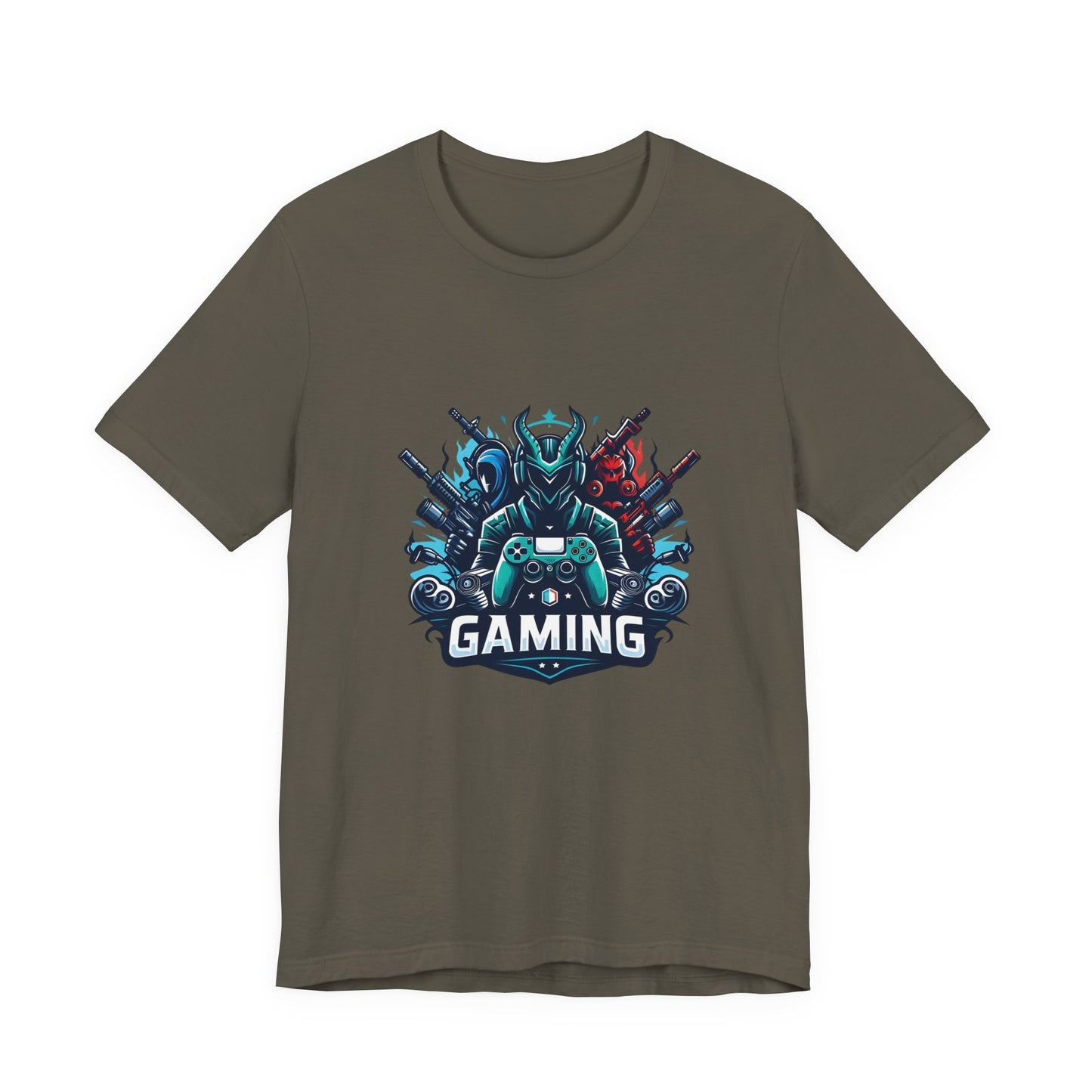 Gaming Controller Emblem Tee — Esports Gamer Graphic T-Shirt