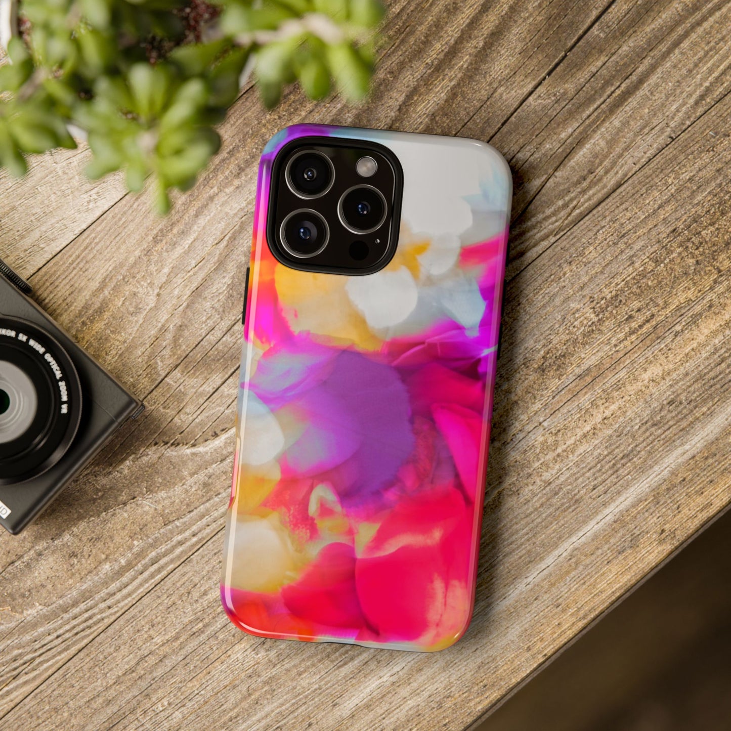 Floral Phone Case: Stylish Art for Your Device, Tough Cases, Gift for Her, Flower Print, Trendy Accessories, Phone Protection