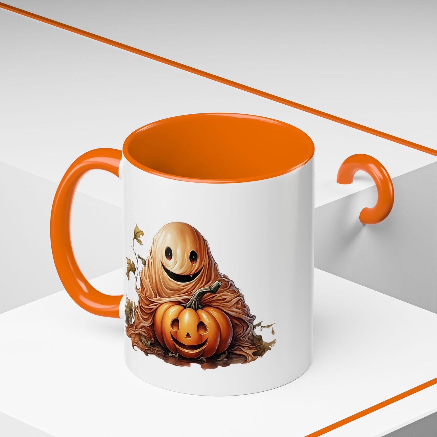 Whimsical Halloween Coffee Mug | Pumpkin-Inspired Drinkware, Cute Fall Decor, Gift for Pumpkin Lovers, Cozy Autumn Vibe