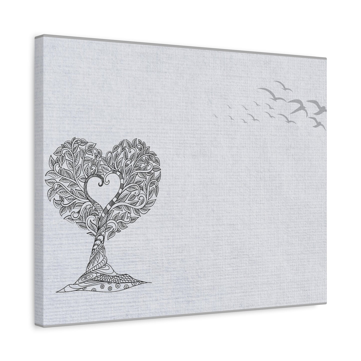 Matte Canvas, Stretched, 1.25" - Heart Tree