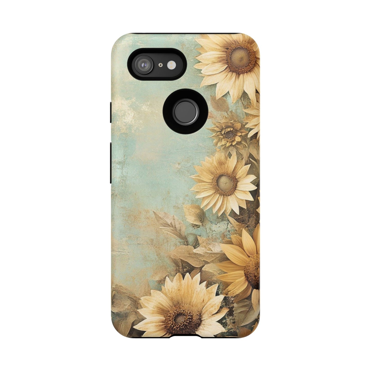 Sunflower Phone Case, Tough Shell Floral Cover, Nature Inspired Gift, Durable Protective Case, Perfect for Spring and Summer