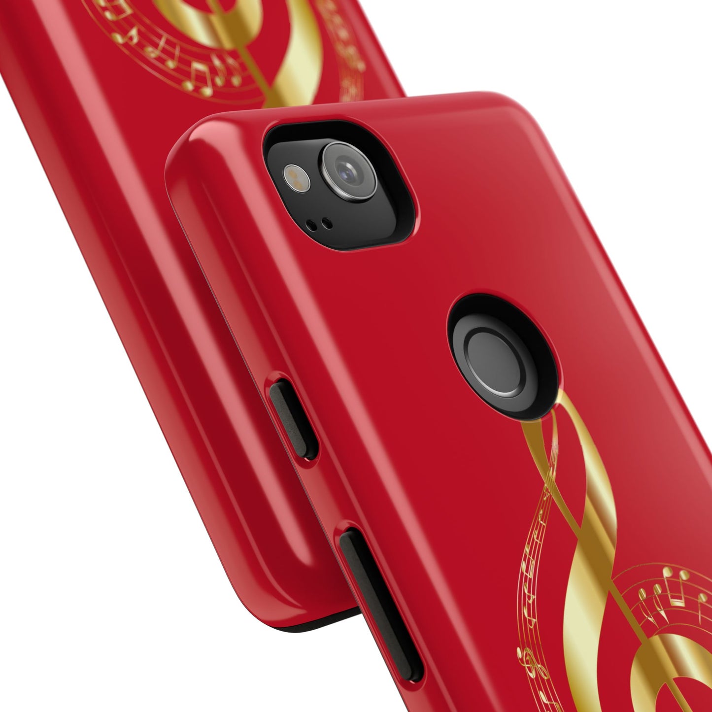 Tough Cases - Red Musical Note