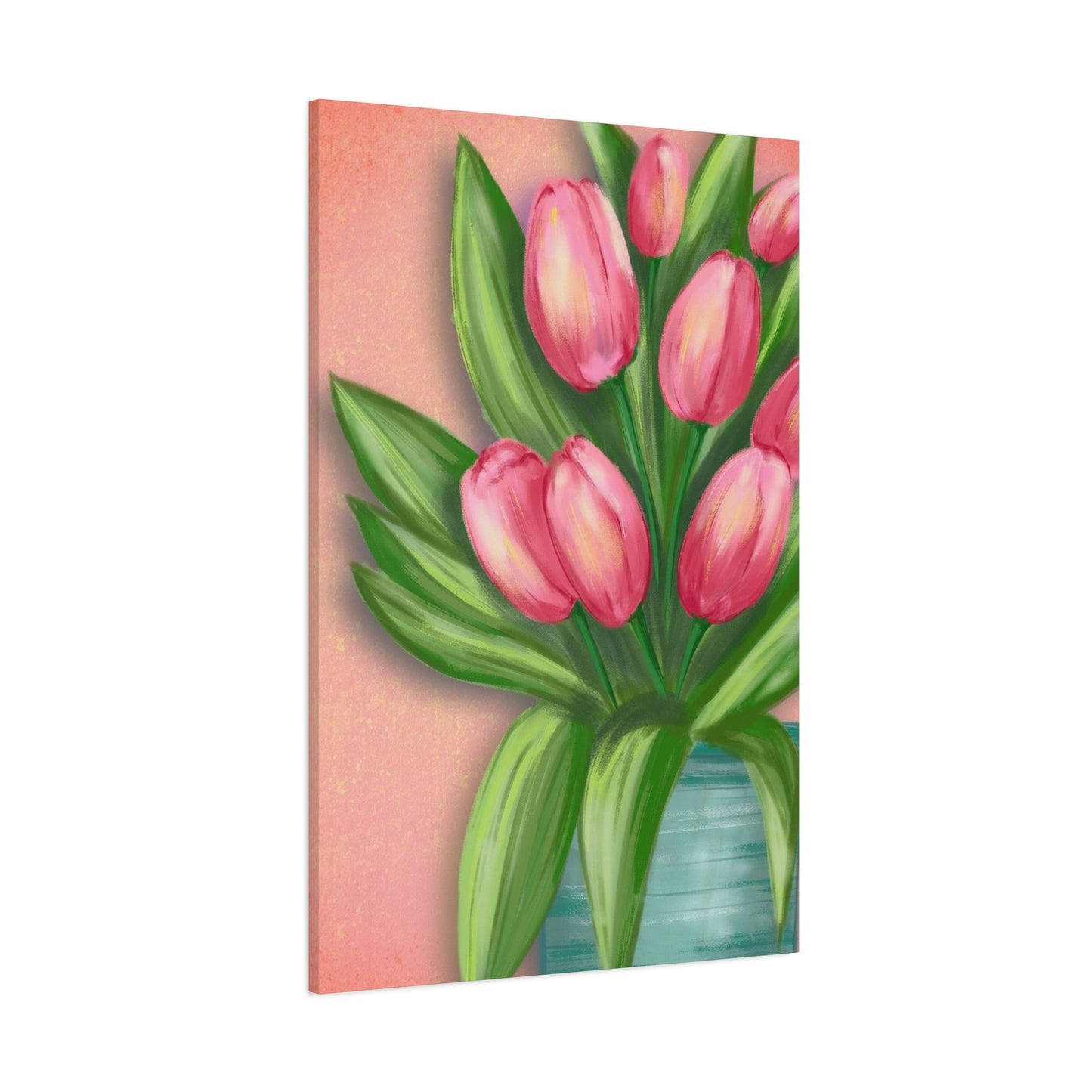 Matte Canvas, Stretched, 1.25" Tulips