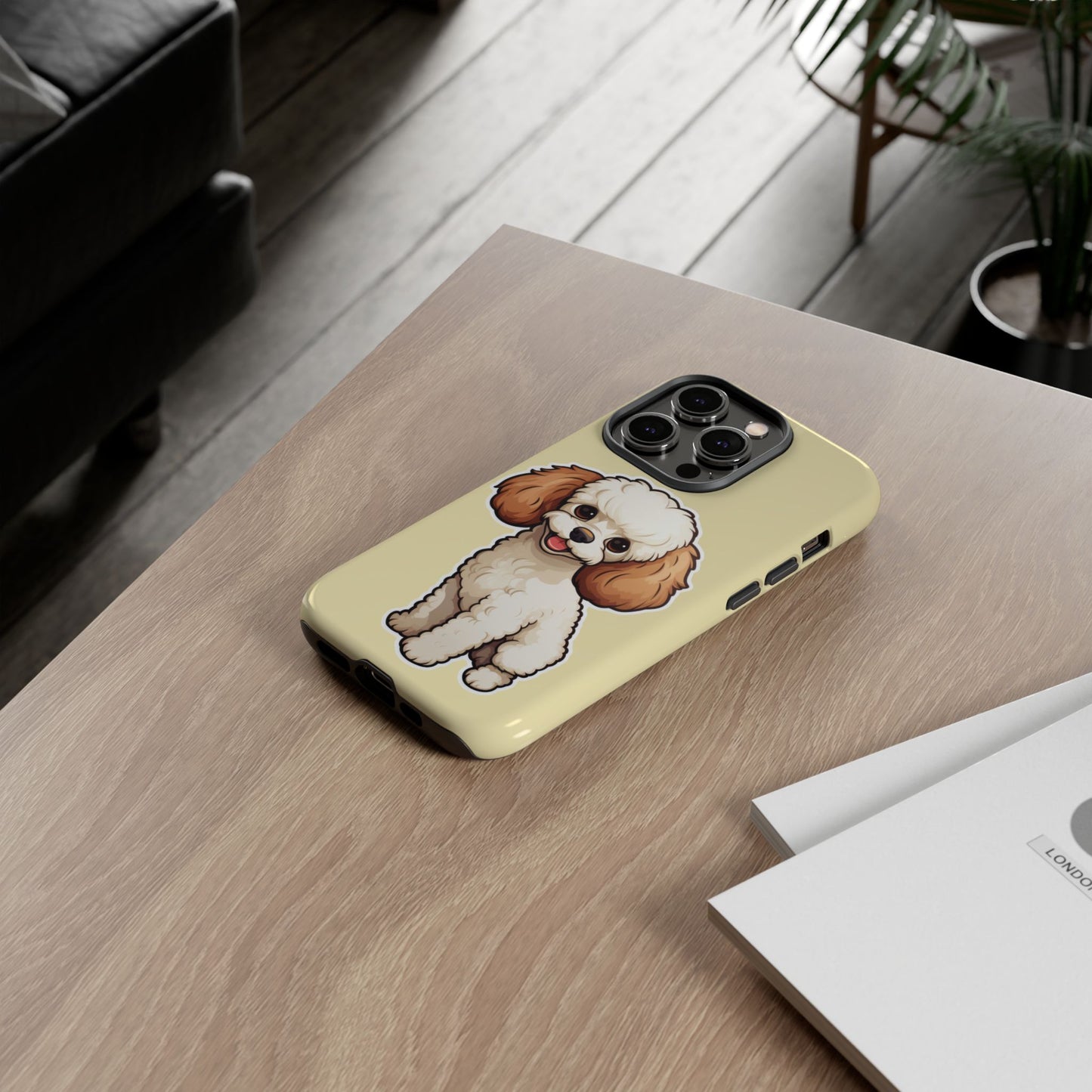 Cute Dog Phone Case, Pet Lover Gift, Custom Phone Cover, Cartoon Dog Case, Durable Phone Accessory