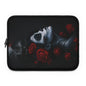Gothic Rose Laptop Sleeve | Unique Day of the Dead Design | Perfect for Tech Lovers, Gift for Students, Artistic Accessory, Protective Case