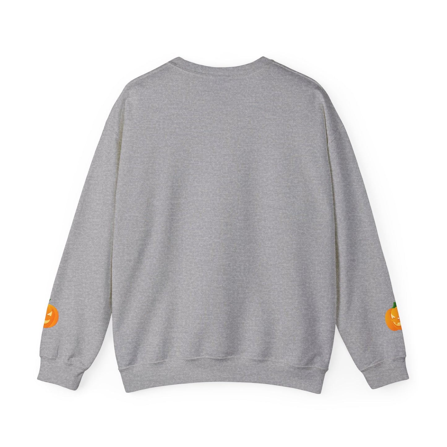 Halloween Pumpkin Sweatshirt, Cozy Fall Apparel, Unisex Crewneck for Halloween, Autumn Casual Wear, Fun Gift Idea