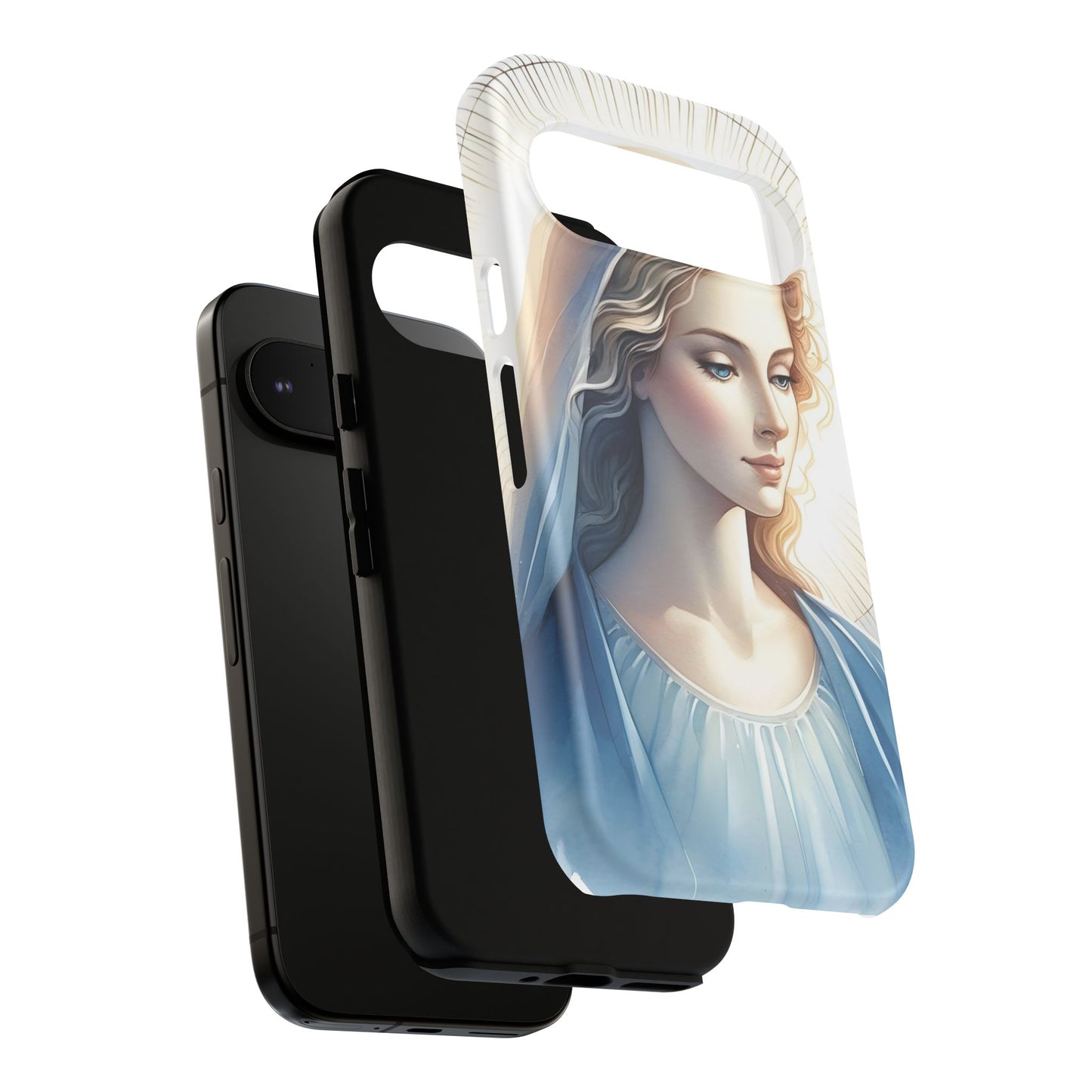 Beautiful Mary Phone Case, Tough Phone Case, Inspirational Tech Accessory, Gift for Her, Religious Phone Cover