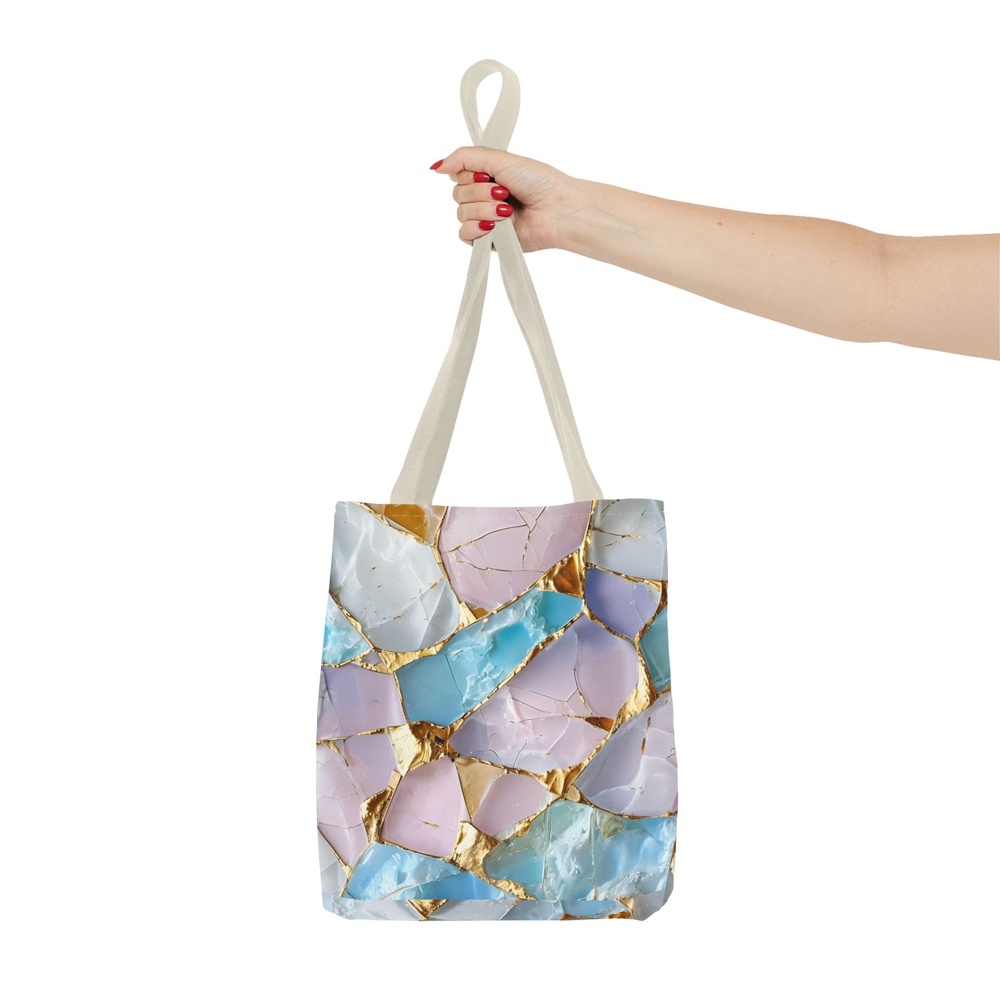 Elegant Geode Tote Bag - Chic Shopping Bag, Stylish Beach Tote