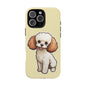 Cute Dog Phone Case, Pet Lover Gift, Custom Phone Cover, Cartoon Dog Case, Durable Phone Accessory
