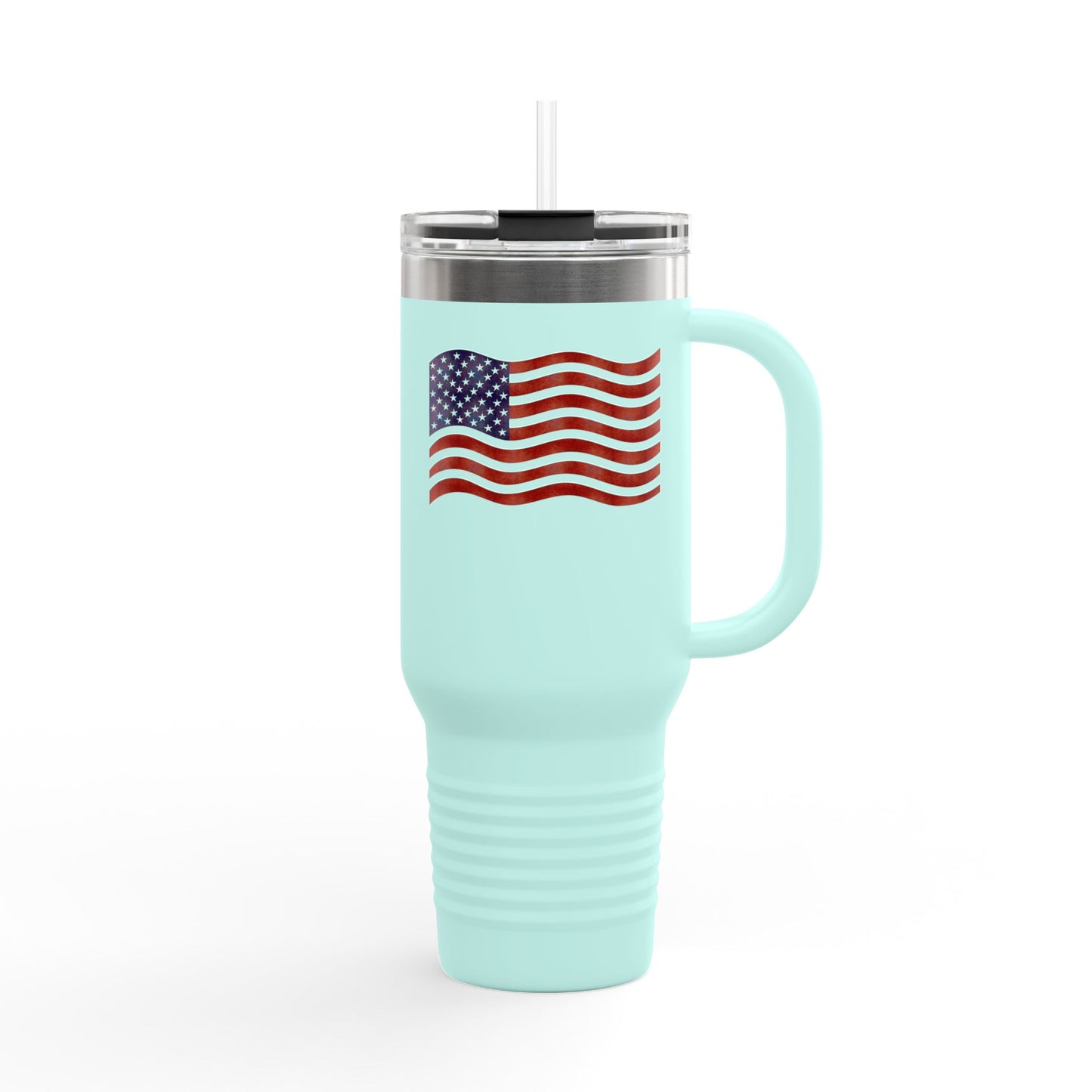 Insulated Travel Mug, 40oz - American Flag