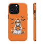 Halloween Ghost Phone Case, Cute Cat Ghost Case, Autumn Phone Cover, Spooky Season Gift, Trick or Treat Case