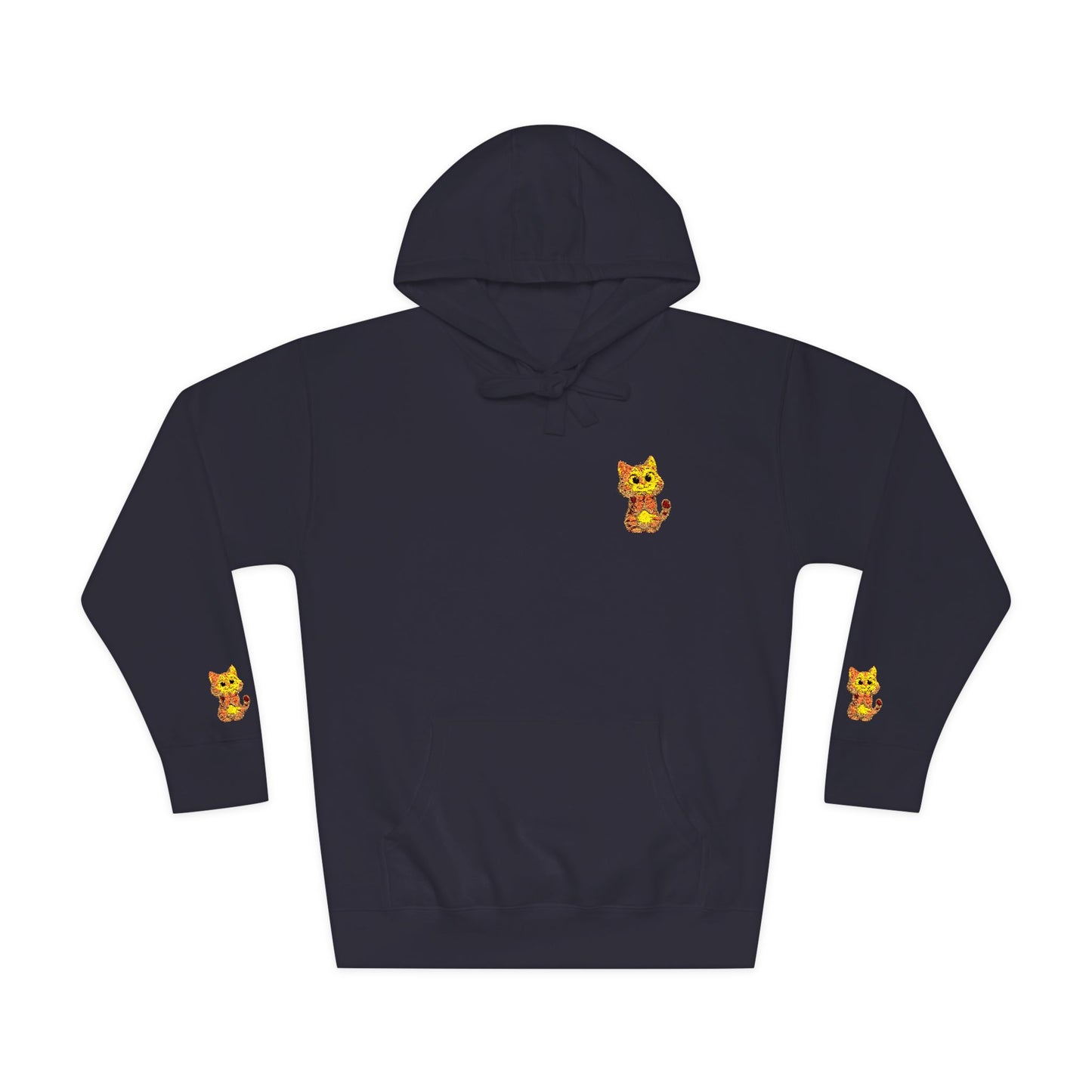 Cozy Fleece Hoodie with Cute Animal Design, Unisex Sweatshirt for Casual Outings, Gifts for Animal Lovers, Perfect for Fall and Winter
