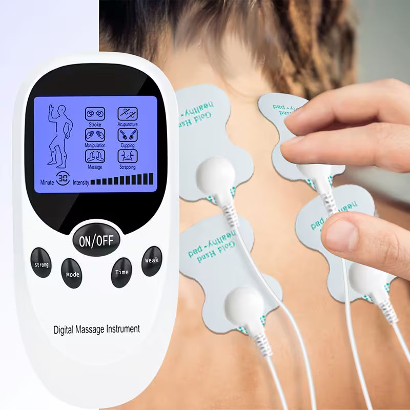 CESLIFF TENS + EMS Muscle Stimulator for Pain Relief — Eases Back, Neck, Arthritis And Foot Pain, Perfect for Post-Workout Muscle Recovery And Relaxation, The Ideal Choice for Home, Fitness Gear, Massage, And Devices!