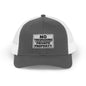 No Trespassing Snapback Trucker Cap, Outdoor Adventure Hat, Unique Gift for him, Summer Casual Style, Trendy Accessory