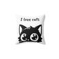 Cat Lover's Spun Polyester Pillow, Cute Cat Decor, Cat Themed Gift, Accent Pillow for Pet Lovers, Home Decor for Cat Owners, Feline [...]