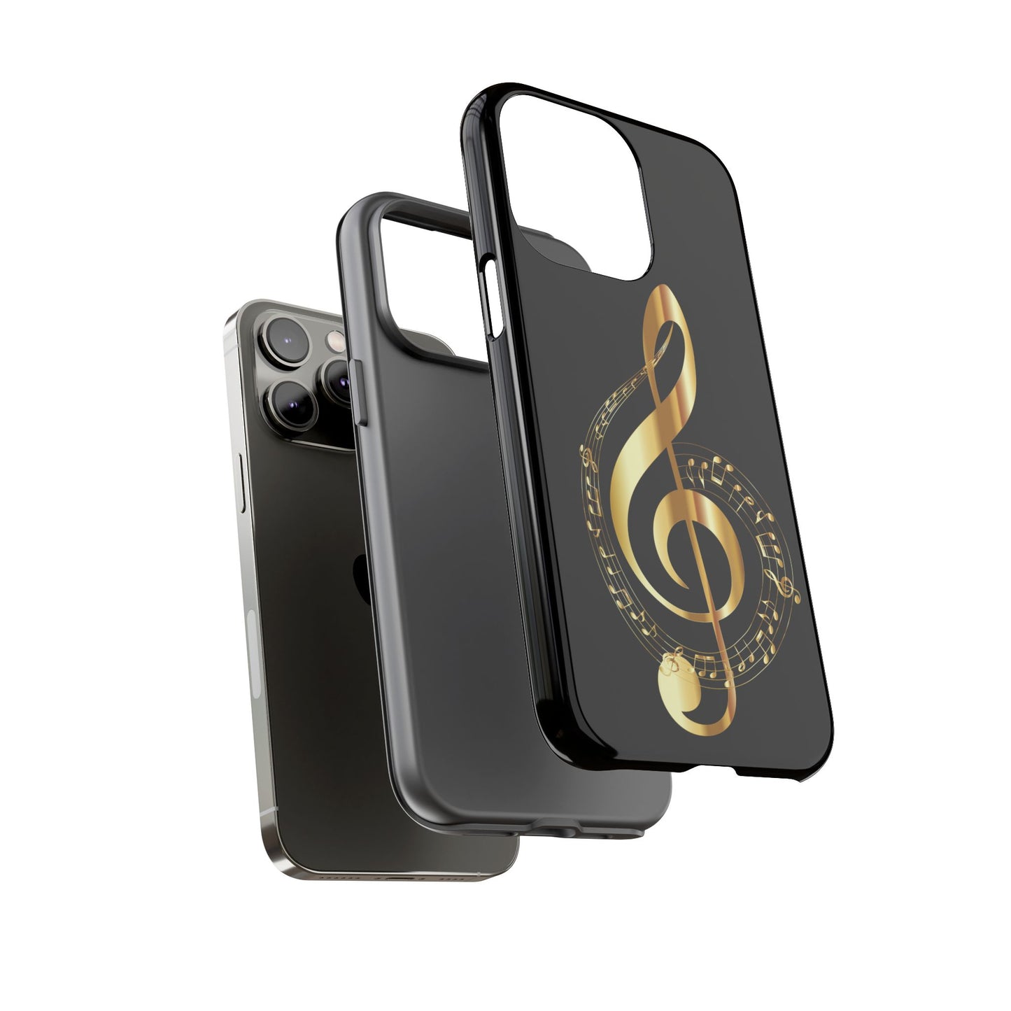 Tough Cases black gold musical Note