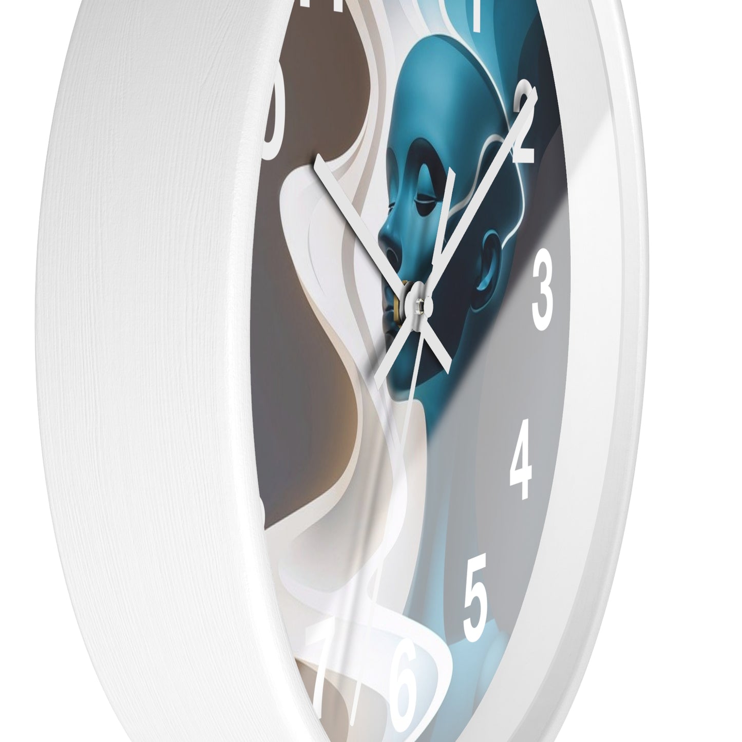Artistic Modern Wall Clock with Abstract Face Design, Contemporary Decor, Unique Gift for Home or Office, Minimalist Timekeeper, [...]