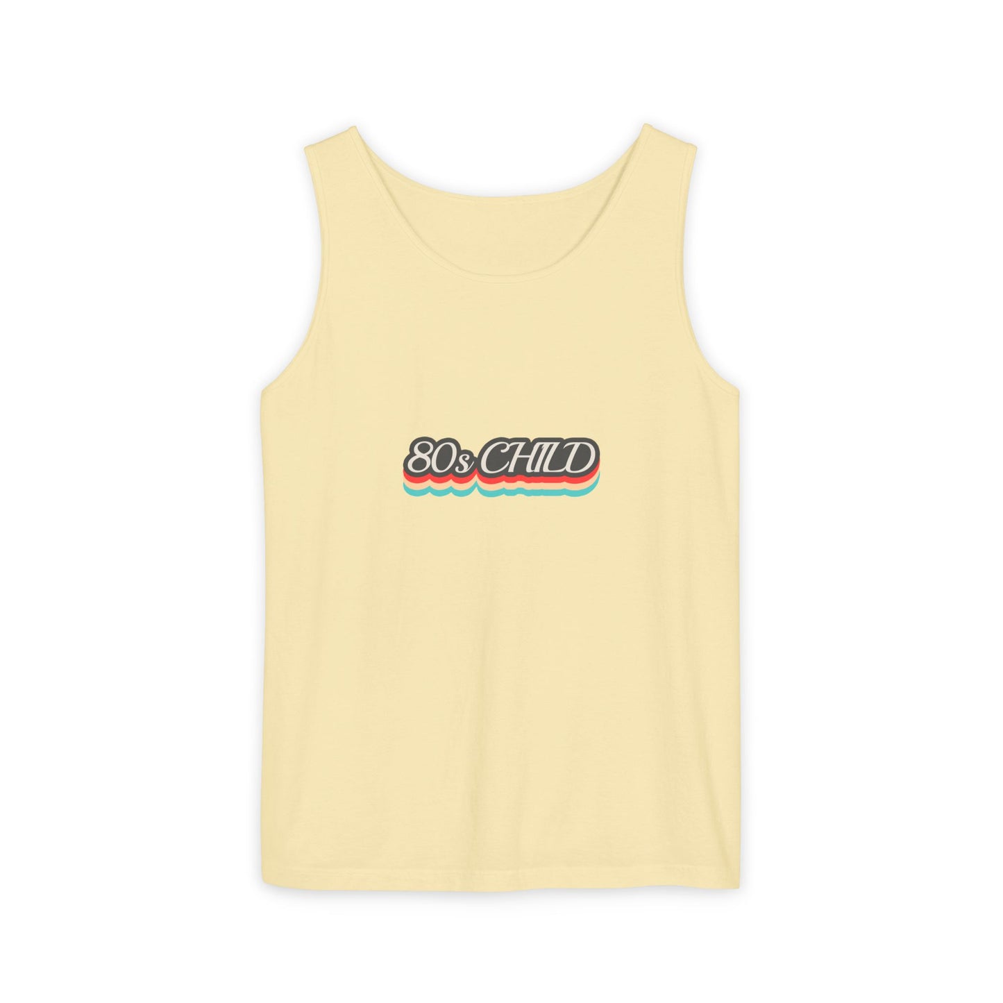 80s Child Unisex Tank Top | Retro Summer Wear, Vintage Style Shirt, Gift for 80s Lovers, Bohemian Fashion, Nostalgic Apparel