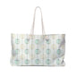 Pastel Polka Dot Weekender Bag — Lightweight Beach & Travel Tote