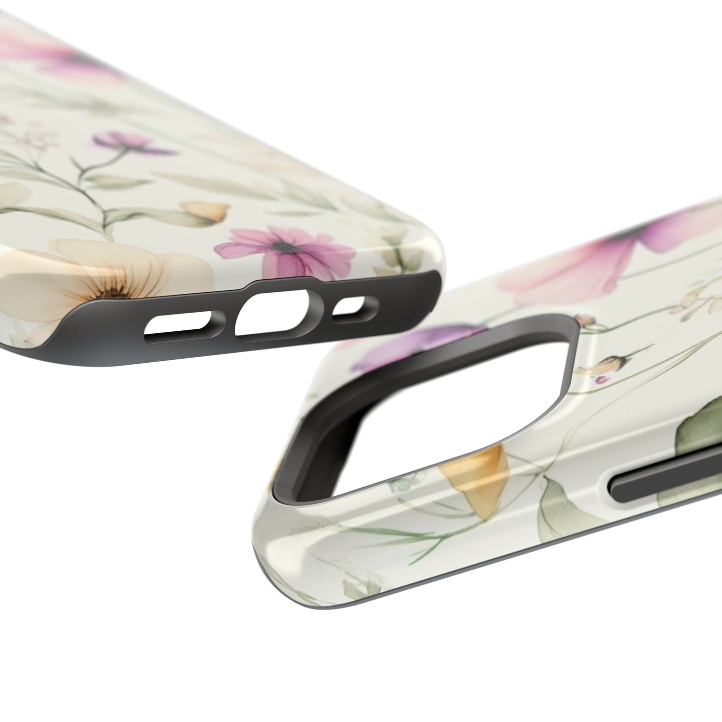 Floral Watercolor Magnetic Impact-Resistant Phone Case