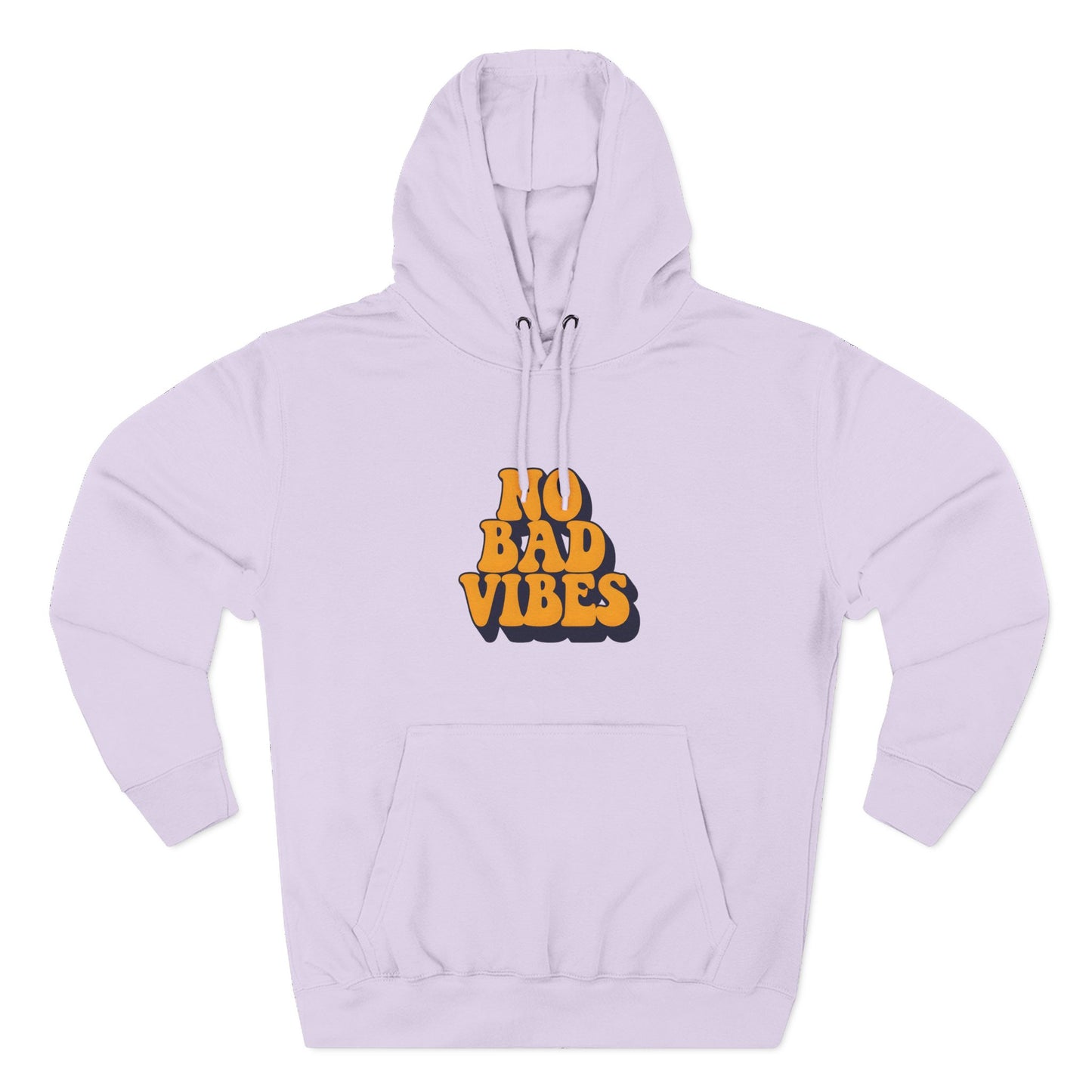 Good Vibes Only Fleece Hoodie for Positive Energy Lovers, Motivational Comfort, Chill Attire, Casual Wear, Gift for Friends