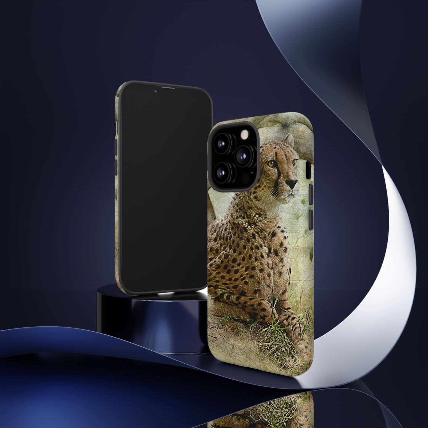 Cheetah Phone Case, Tough Cases, Animal Lover Gift, Wildlife Protection, Eco-Friendly Mobile Cover, Unique Phone Accessory