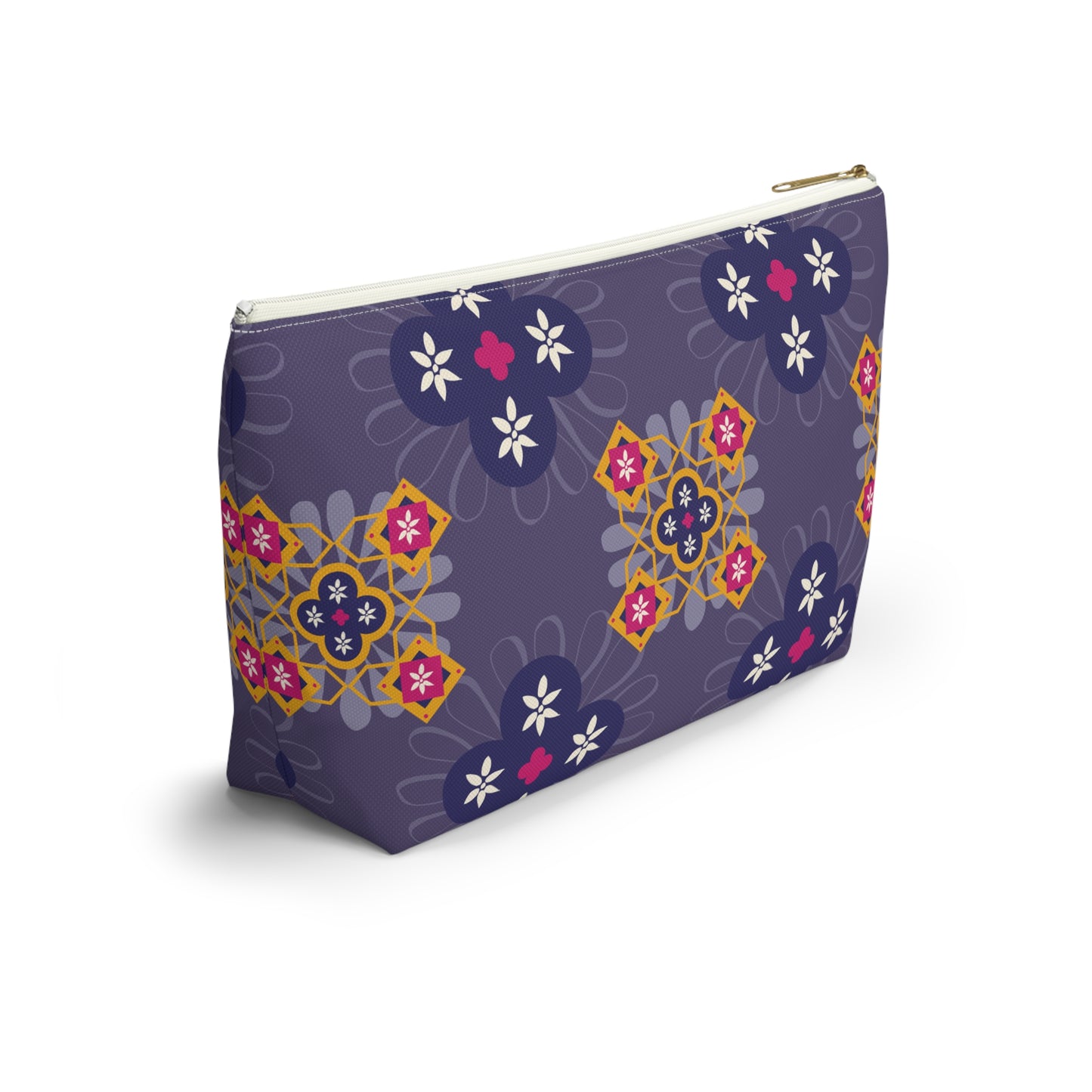 Vibrant Floral Accessory Pouch, Makeup Bag, Travel Organizer, Cute Storage, Gift for Her