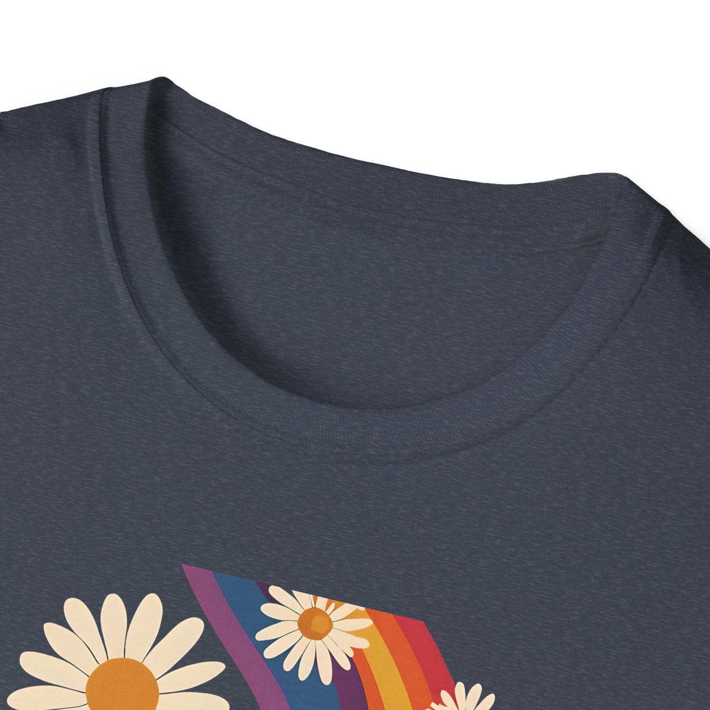 Good Vibes Unisex Softstyle T-Shirt, Retro Sunshine Tee, Positive Energy Shirt, Festival Apparel, Gift for Friends