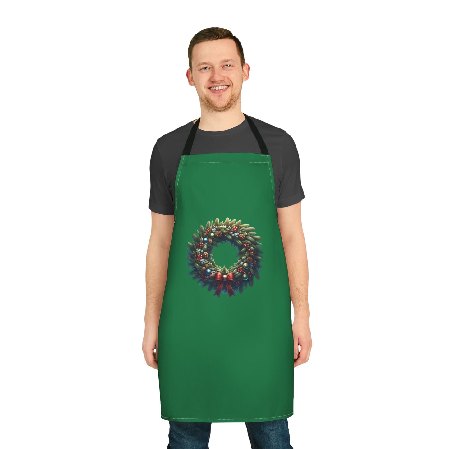 Apron, 5-Color Straps (AOP) Christmas