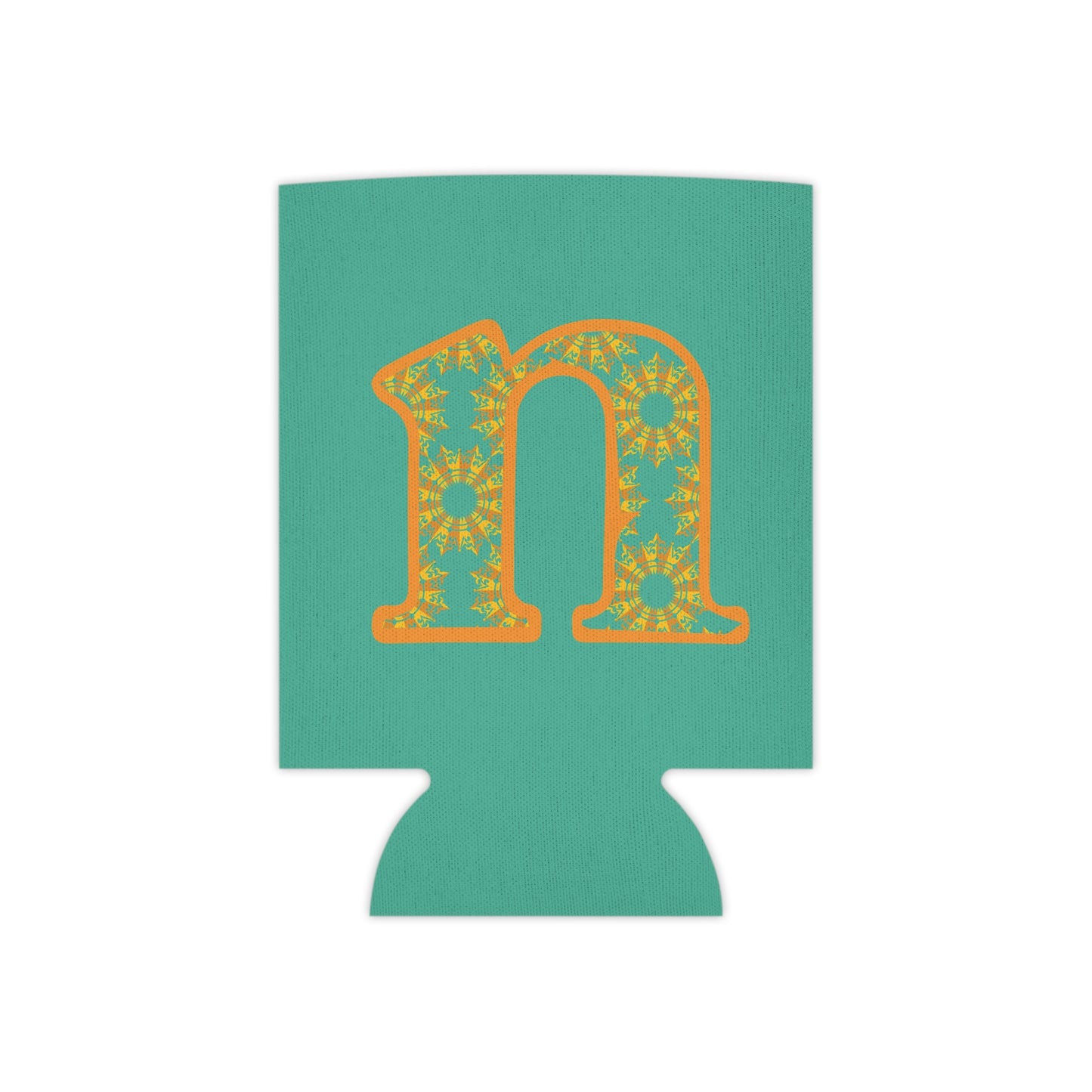 Vibrant Initial Can Cooler, Personalized Party Favor, Summer BBQ Accessory, Custom Drink Sleeve, Gift for Him/Her