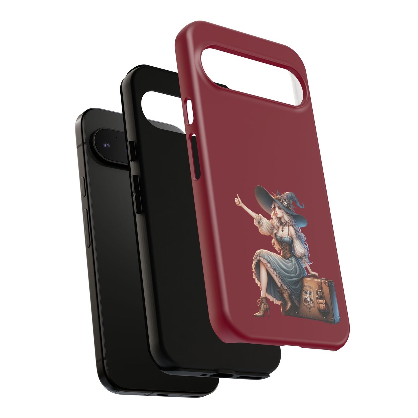 Witchy Phone Case - Magical, Durable - Halloween Gift, Cosplay Accessory, Cute Witch Design