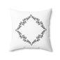 Elegant Monochrome Decorative Pillow, Modern Home Decor, Cozy Throw Cushion, Gift for Housewarming, Wedding, Thanksgiving