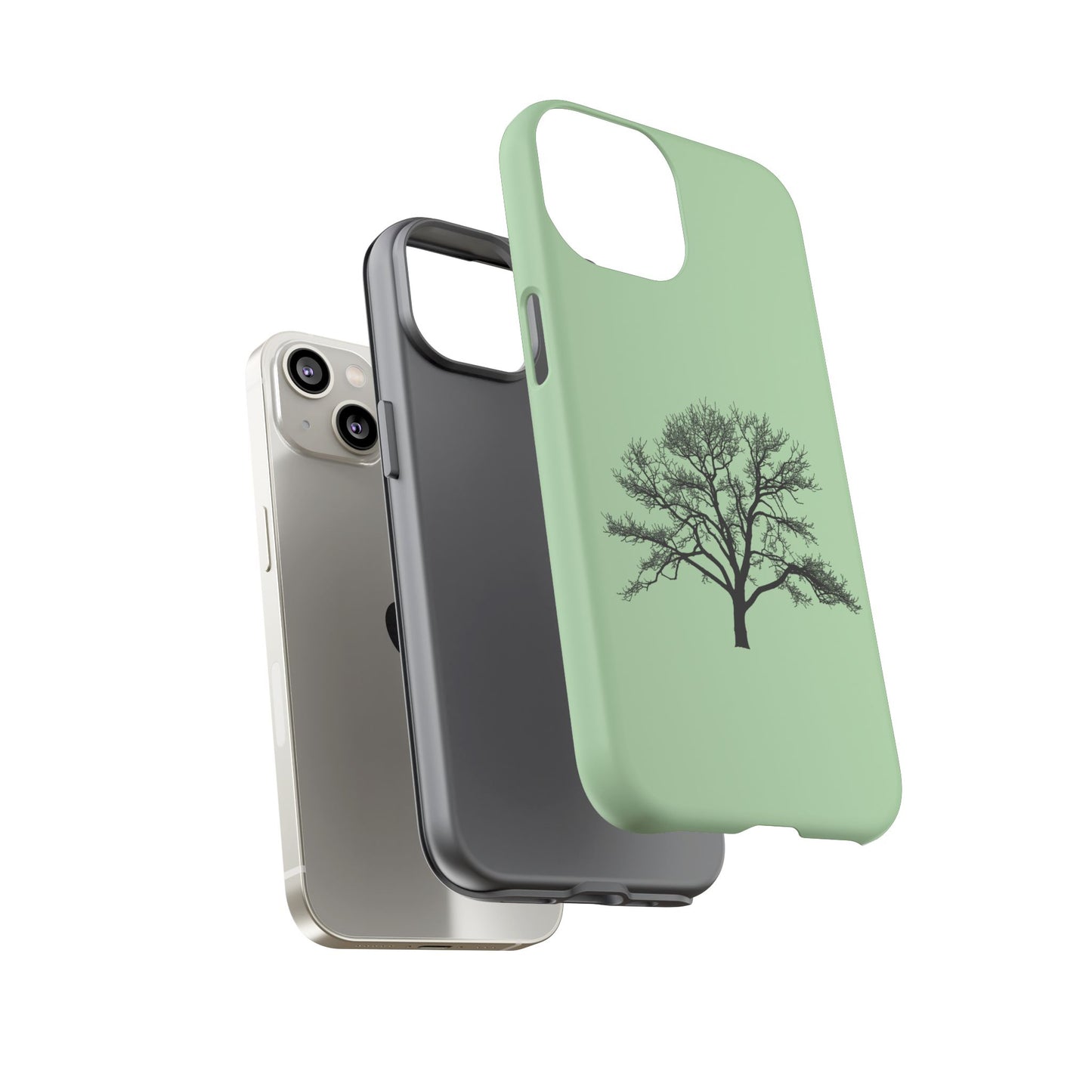Minimalist Tree Phone Case, Nature-Inspired Phone Cover, Eco-Friendly Cell Phone Accessory, Perfect Gift for Nature Lovers