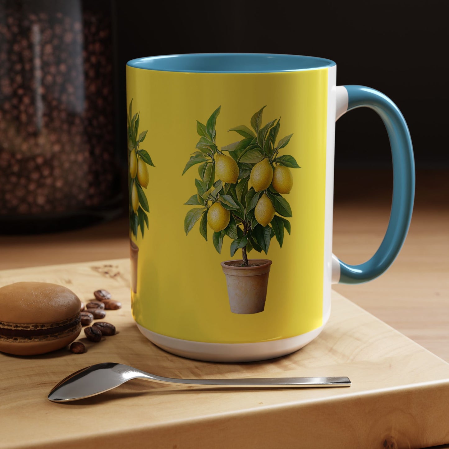 Lemon Tree Accent Coffee Mug - Cheerful Gift for Garden Lovers, Unique Kitchen Decor, Spring Celebration, Housewarming Present, [...]