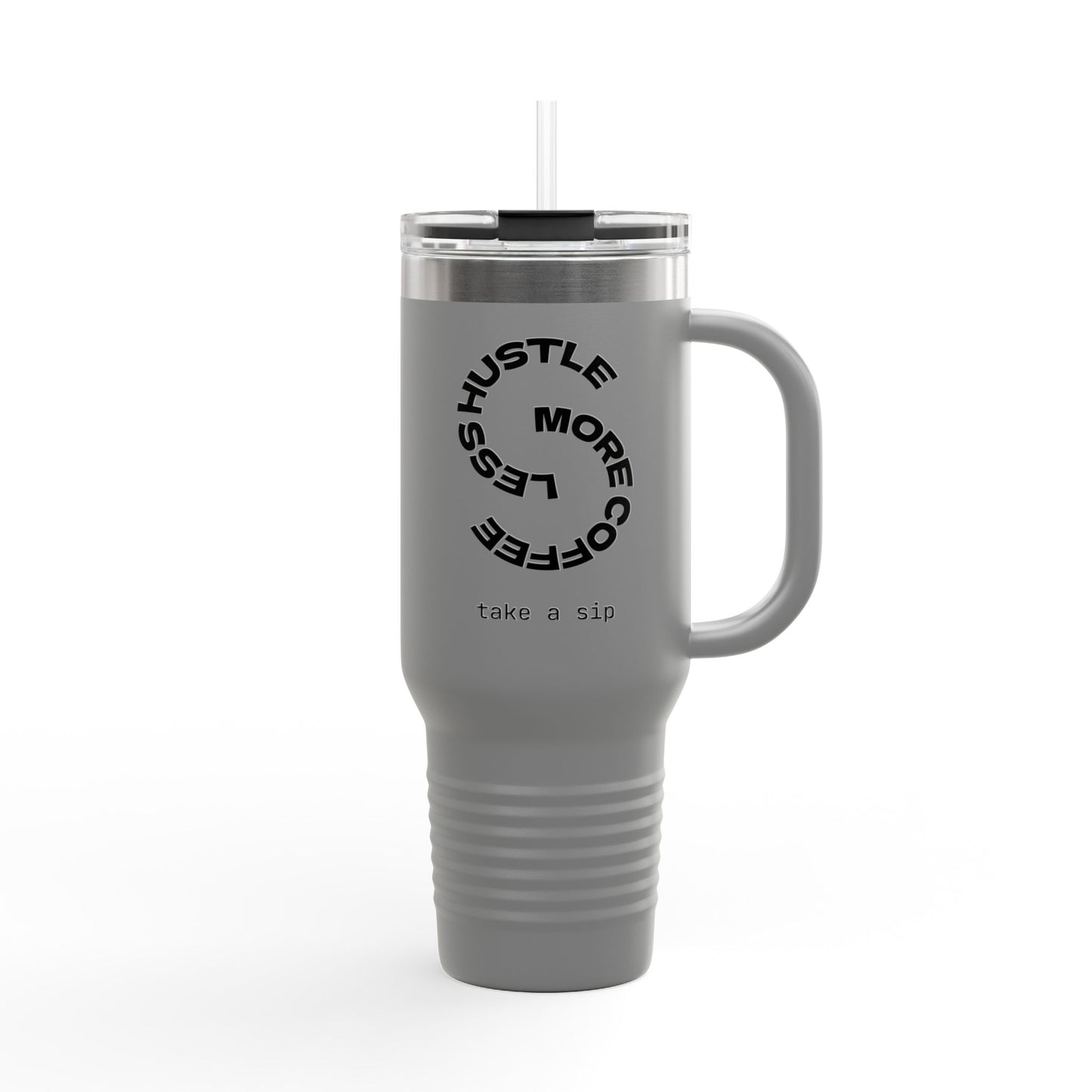 Motivational Insulated Travel Mug for Coffee Lovers, 40oz Coffee Tumbler, Perfect for Work and Travel, Gift for Her