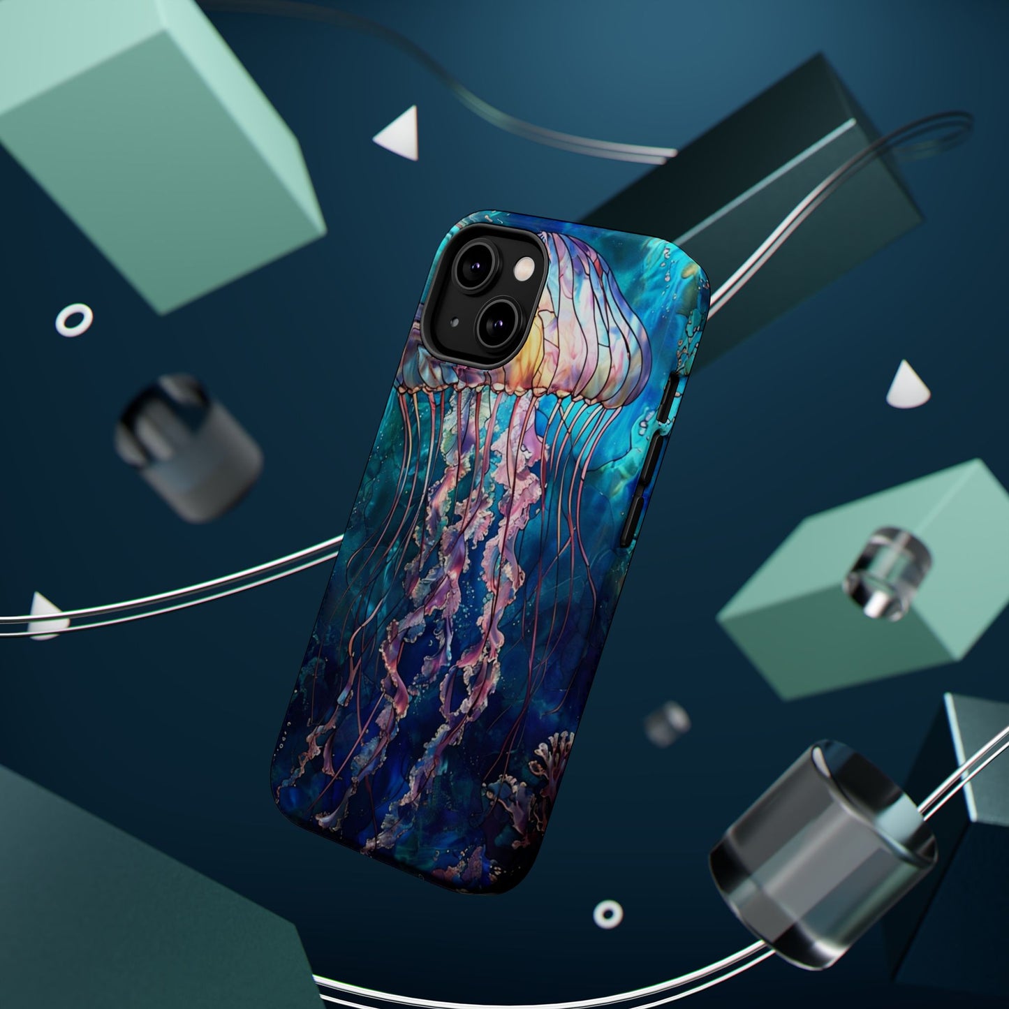 Jellyfish Ocean Magnetic Impact Phone Case