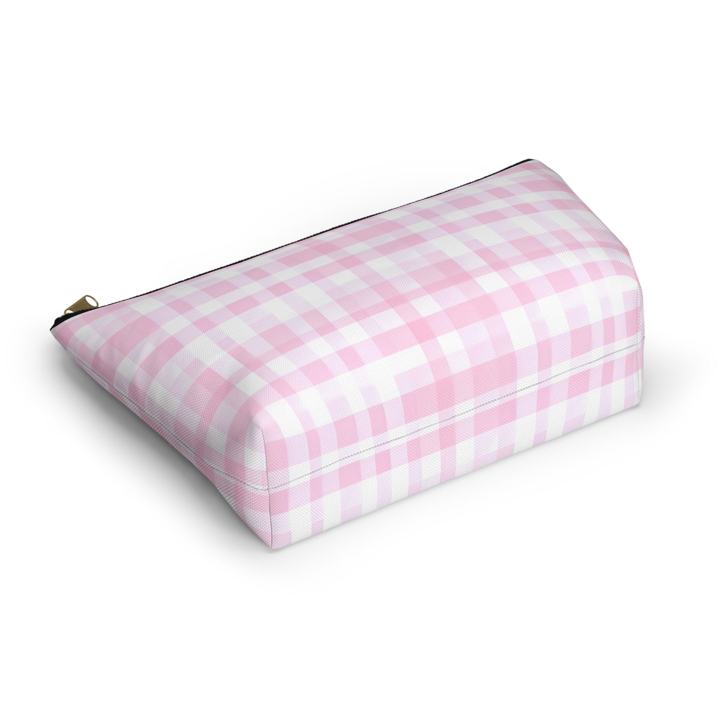 Chic Pink Plaid Accessory Pouch | Makeup Bag, Travel Organizer, Toiletry Case, Gift for Her, Cute Storage Solution