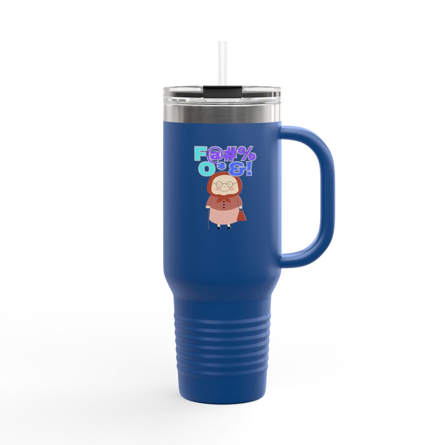 Funny Insulated Travel Mug, 40oz  Hilarious Grandma Design